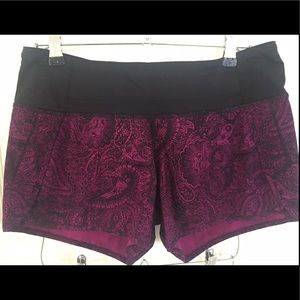 Lululemon Speed shorts Sz 6